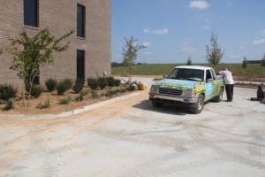 Commercial landscaping in Alabaster, Alabama.